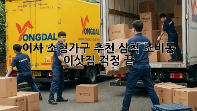 이사 소형가구 추천: 삼척 조비동 이삿짐 걱정 끝! ✨